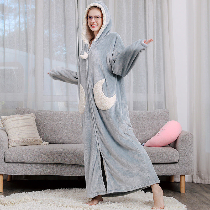 Unisex Hooded Bath Robe