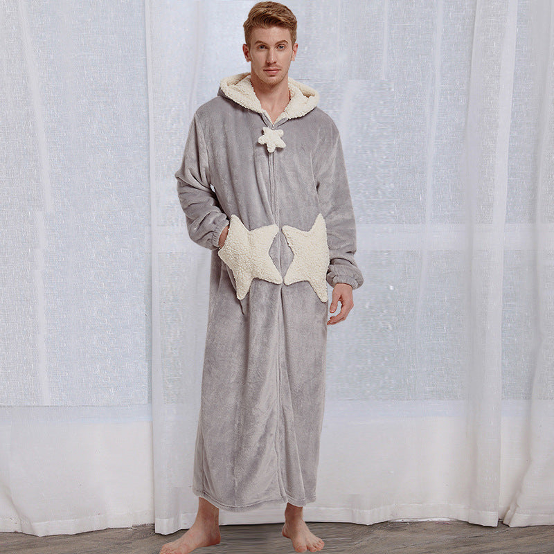 Unisex Hooded Bath Robe