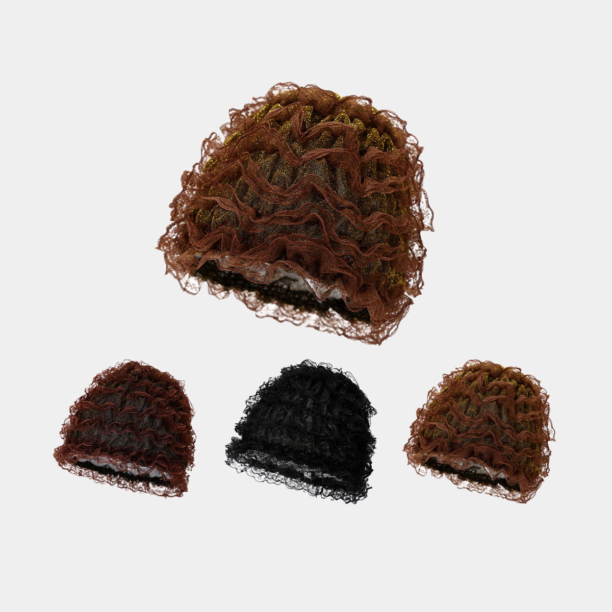 Women's Pongee Bag Cap