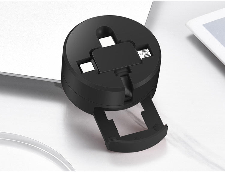 Three In One Data Cable-Pink