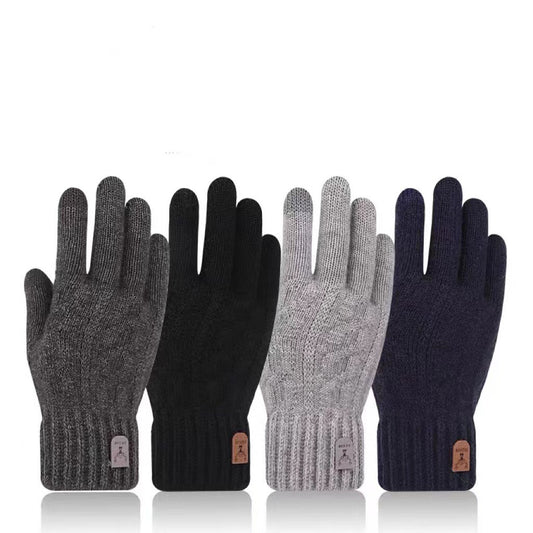 Keep-Warm Knitted Finger Gloves