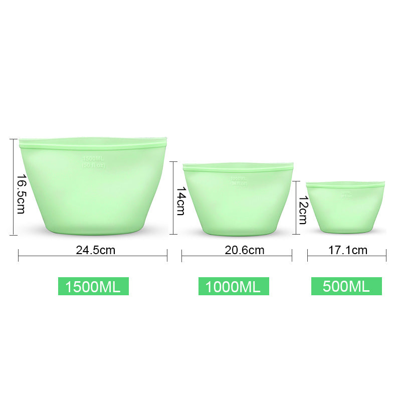 Silicone Food Storage Bag Set