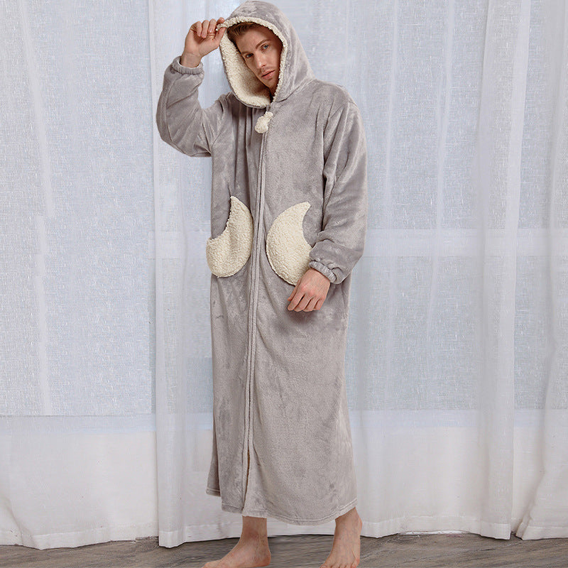 Unisex Hooded Bath Robe
