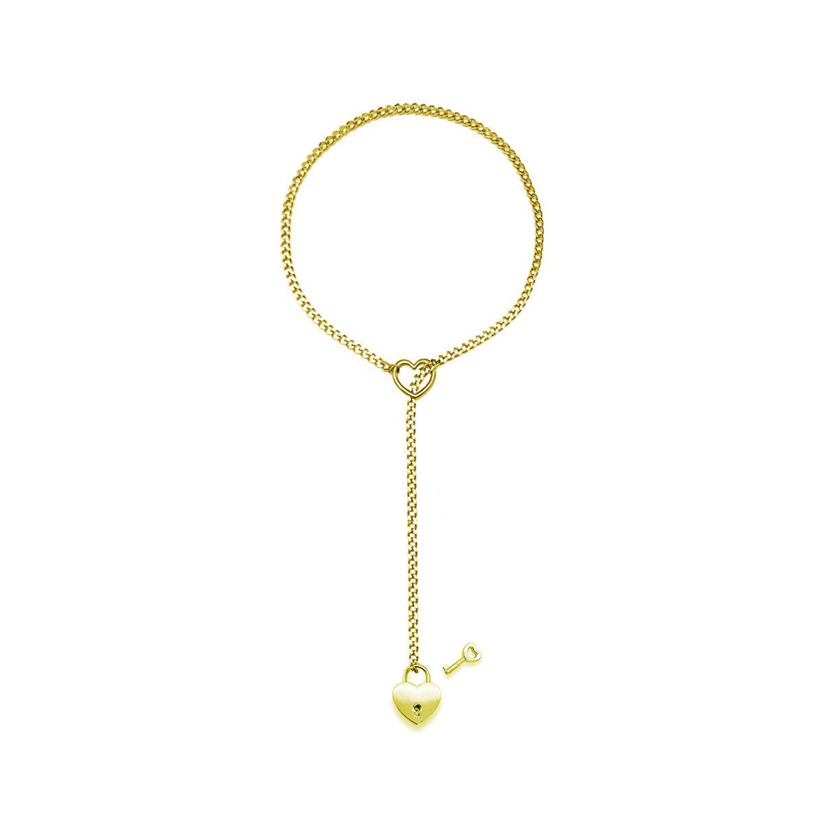 Cuban Heart Shaped Necklace