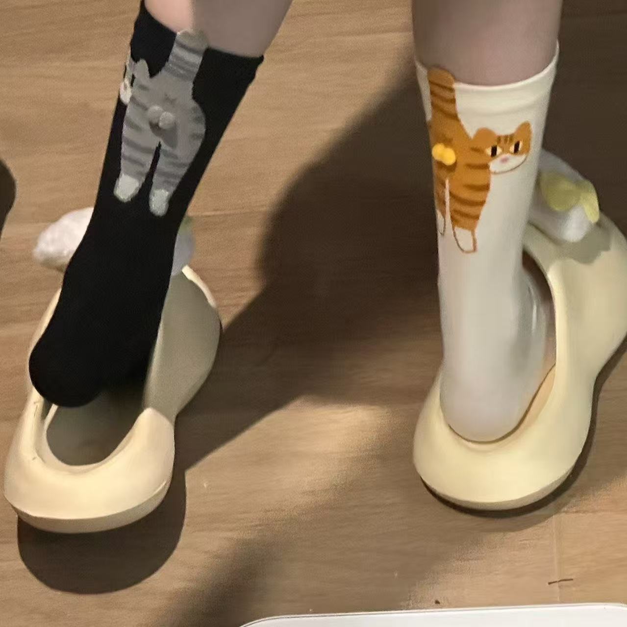 Novelty Cute Cat Sport Socks