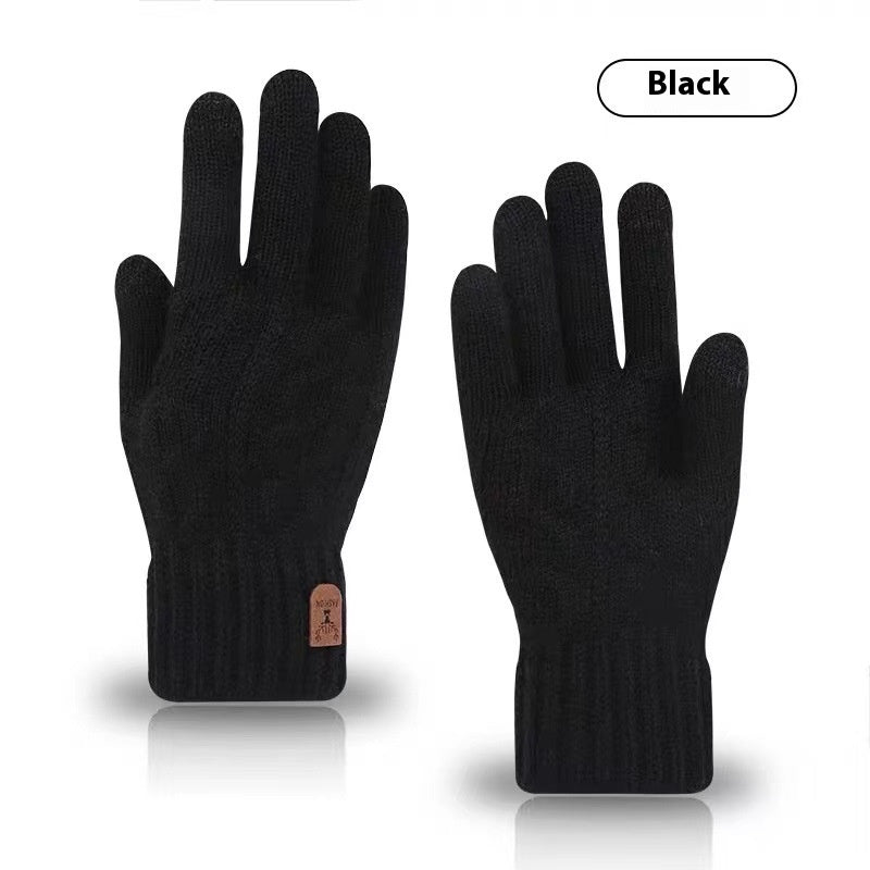 Keep-Warm Knitted Finger Gloves